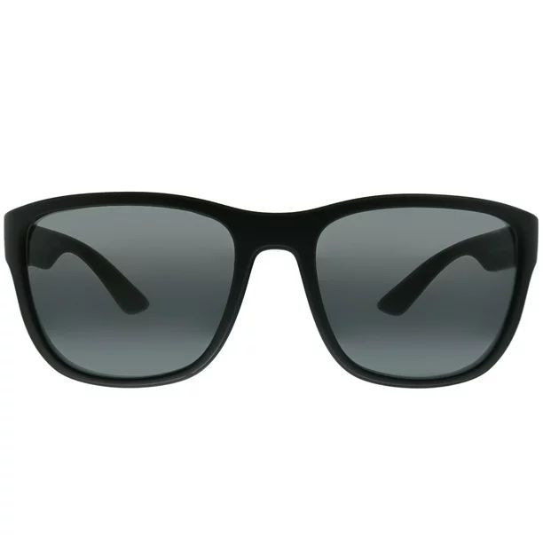 Prada Linea Rossa Active PS01US Plastic Unisex Square Sunglasses Black Rubber 59mm Adult | Walmart (US)