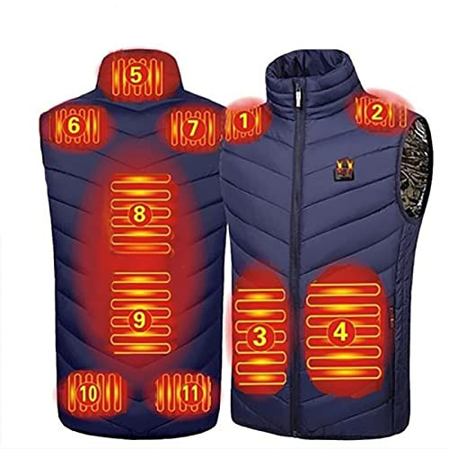 Heated Vest USB Electric Heated Vest Heated Jacket Winter Vest for Outdoor Motorcycle Camping Fishing Skiing | Amazon (US)