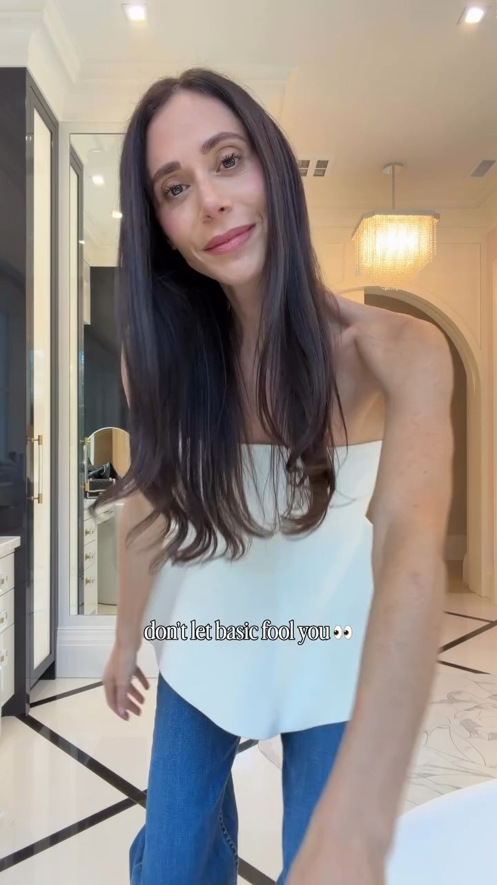 Can never go wrong with a tube top, a great pair of jeans, & leather jacket 🖤 what do you think? 



#LTKootd #LTKmomlife #LTKgrwm