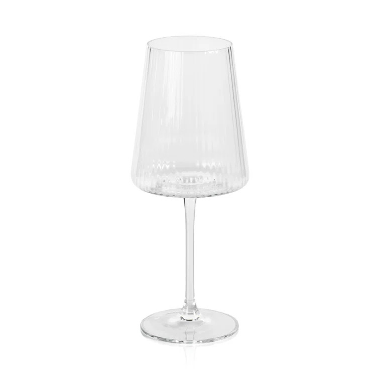 Axlan Fluted Textured Wine Glasses (Set of 4) | Wayfair North America