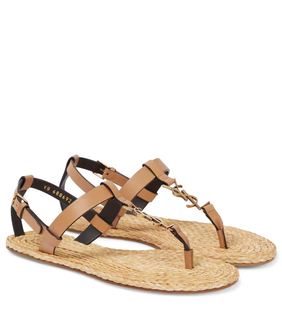 Cassandra leather thong sandals | Mytheresa (US/CA)