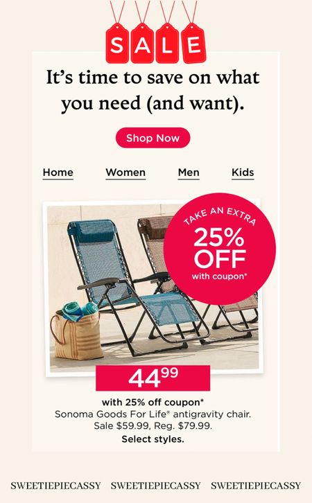 KOHLS: Sale Season ☀️ 

Tons of pieces with everything from outdoor decor, bedroom furniture, kitchen gadgets & more… for 25% off using code ‘SAVE’ at checkout! Plus, don’t forget to sign up & get $10 Kohls cash for every $50 spent on Summer Essentials through May 21st! I’ve included tons of things on sale, as well as a few of my favourite indoor & outdoor coffee tables I found! You can always find more in my ‘Sales’ product collection as well!💫

#LTKsale #LTKhome #LTKsummer
