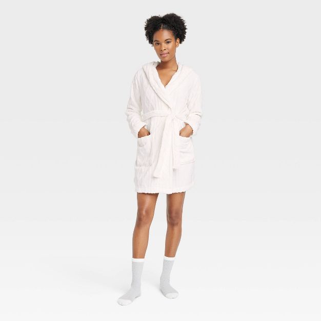 Women's Cozy Robe + Socks Set - Colsie™ | Target