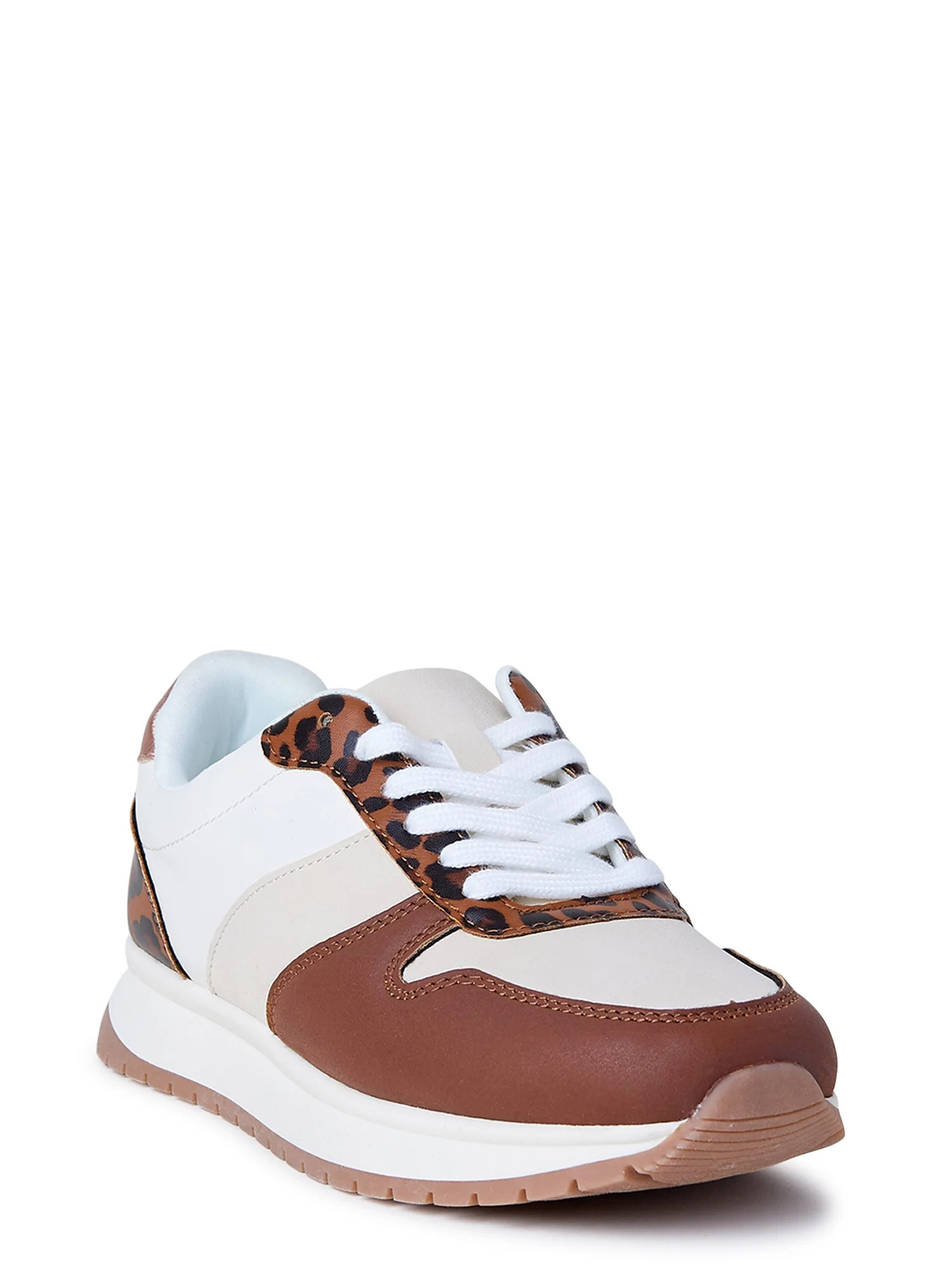 Time and Tru Women's Chunky Jogger Sneakers, Wide Width Available - Walmart.com | Walmart (US)