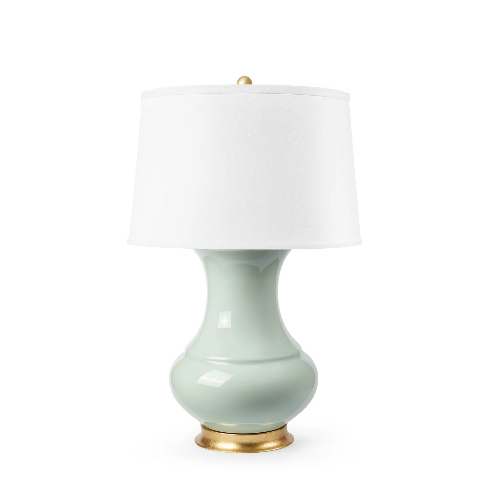 Villa & House (originally Bungalow 5) Thiri Lamp With Shade 17-Inch White Linen, With Gold | Wayfair | Wayfair North America