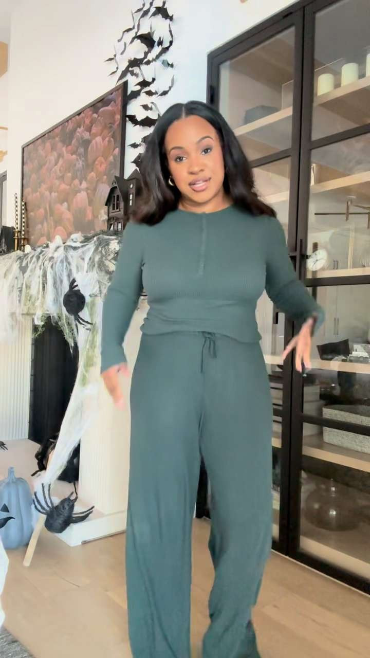 The coziest loungewear! On sale right now at Target- $15 top and $15 bottom. Snag while you can! 🤎 

 #LTKSaleAlert #LTKStyleTip