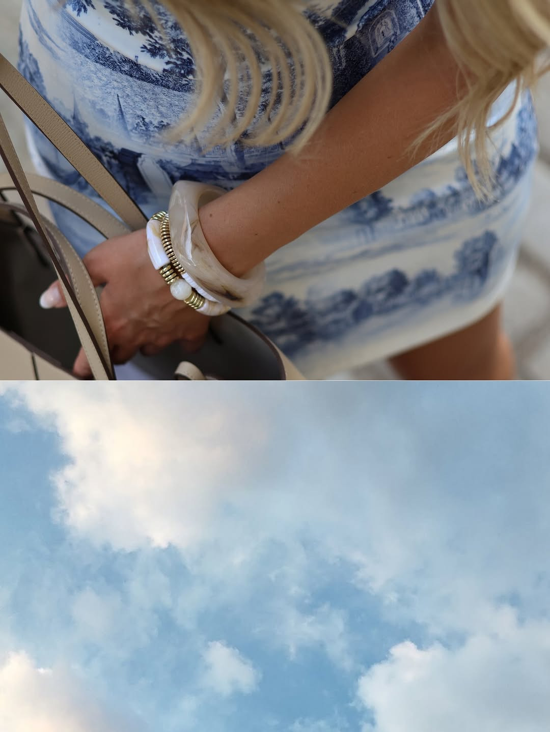 The perfect profile for a city stroll. This blue and white toile mini dress offers a flattering, body-con fit that’s both elegant and effortless for warm weather. Share this post with a friend! #ToileDress #CityStyle #SummerFashion 

 #LTKdayinmylife #LTKgrwm #LTKootd