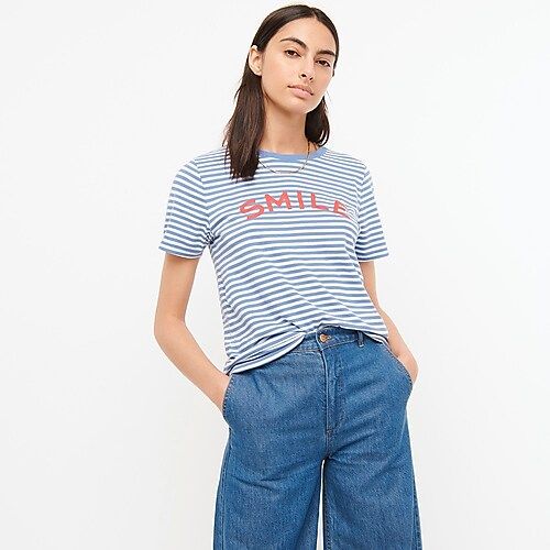 Vintage cotton "Smile" T-shirt | J.Crew US