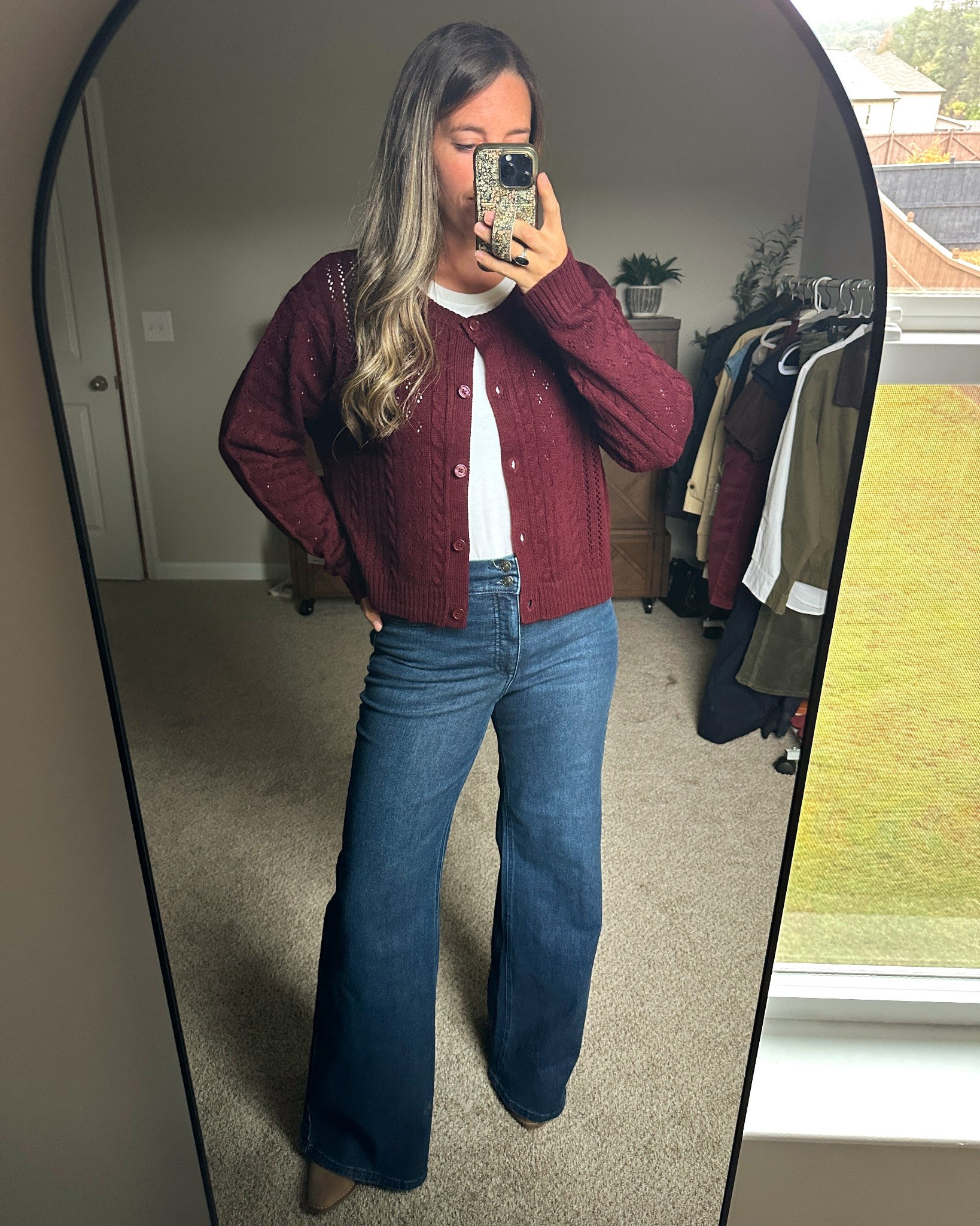 Walmart Deals are here! 💙
Sharing some of my recent Walmart Fashion Finds!
—Burgundy Celebrity Pink Knit Cardigan. Sized up to the XXL in this because that was all they had on the rack but it worked out perfect! I love the looser fit! 
-Sofia Vergara Wide Leg Jeans: Size 10


#LTKSeasonal #LTKMidsize #LTKSaleAlert