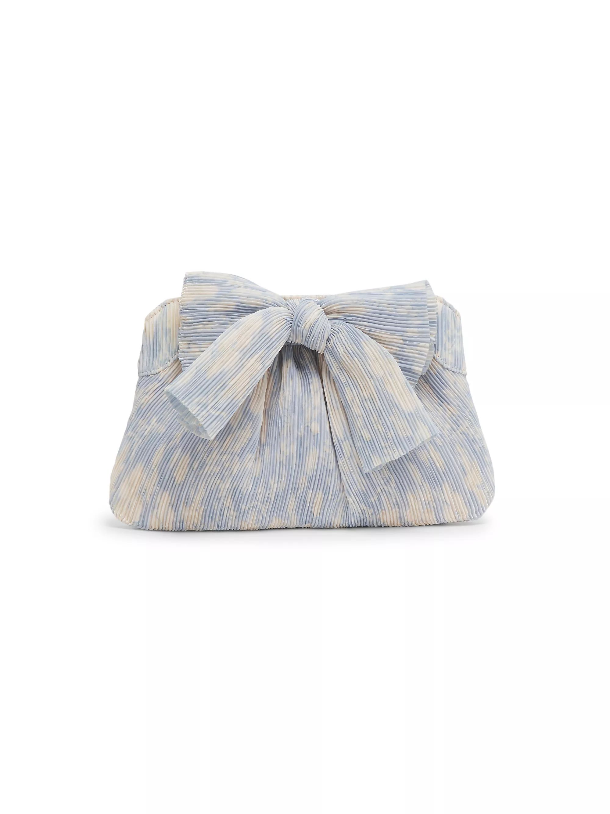 Rayne Pleated Bow Frame Clutch | Saks Fifth Avenue