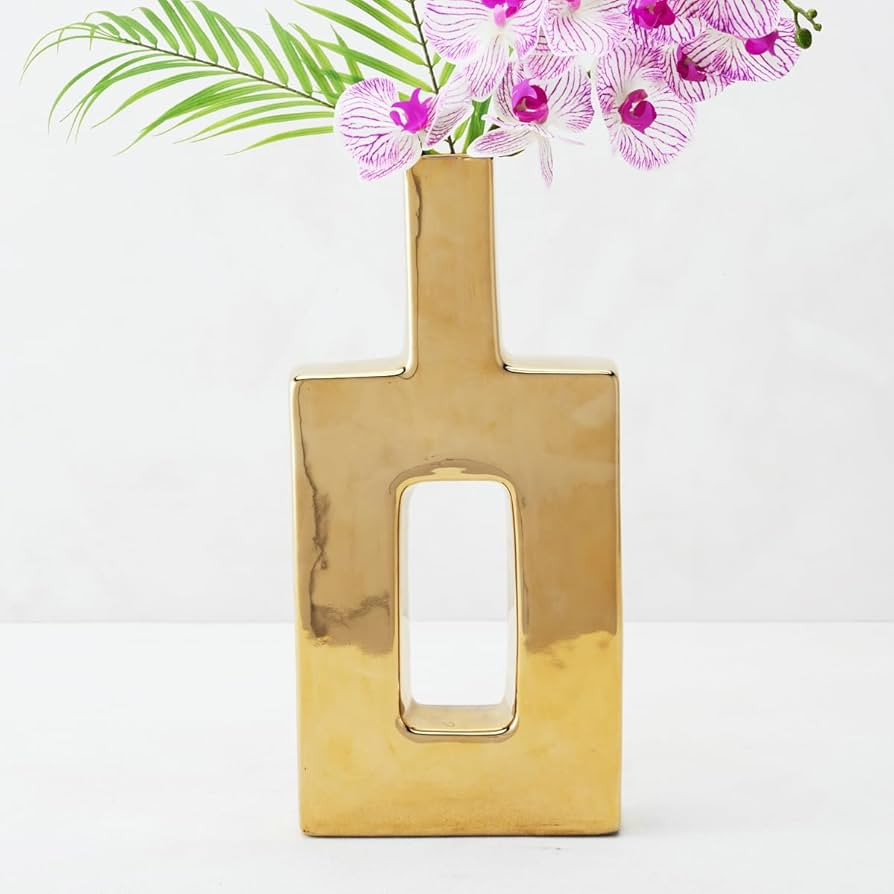 Z Gallerie Miami Vase, Modern Ceramic Flower Vase for Elegant Home Decor, Designed for Decorative... | Amazon (US)