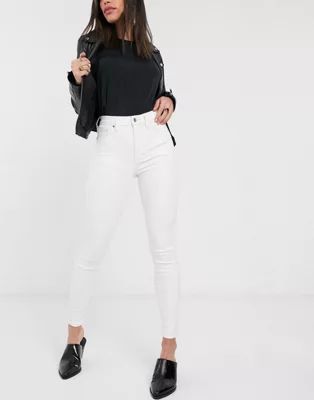 Topshop Jamie jeans in off white | ASOS (Global)
