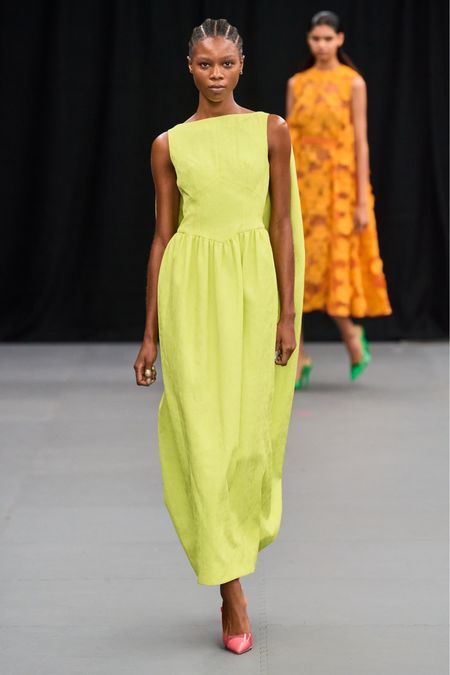 If there’s one color you choose to wear come warmer weather, let it be key lime green. The color brightened many a runway — if not most — and designers put together entire green outfits, brought in the color in separates, and showed us how to wear bright green dresses. This spring 2023 fashion trends is fun, bright and happy!

#LTKstyletip #LTKSeasonal