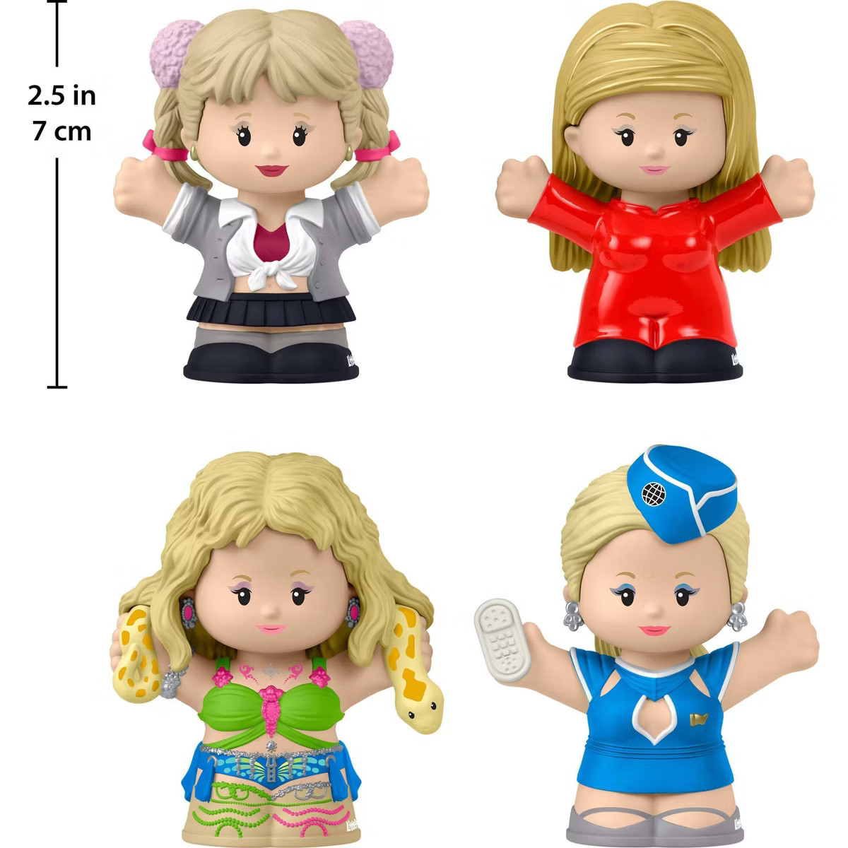 Fisher-Price Little People Collector Britney Spears Figures - 4pk | Target