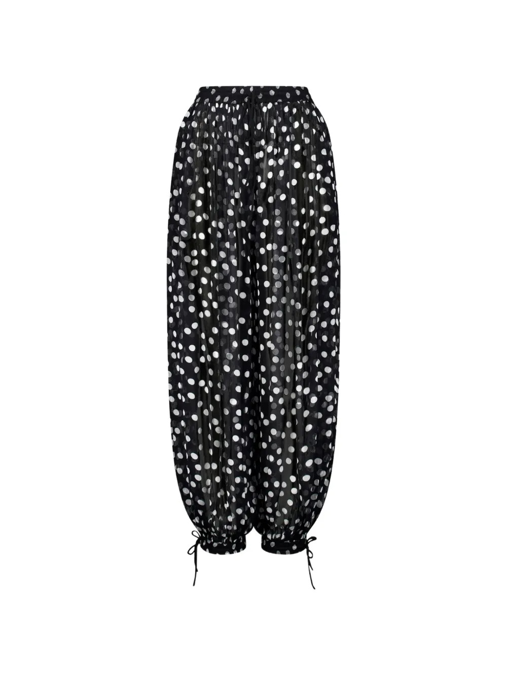 Leslie Amon polka-dot Trousers | Black | FARFETCH | Farfetch Global