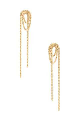 Vroom Chain Earring in Gold | Revolve Clothing (Global)