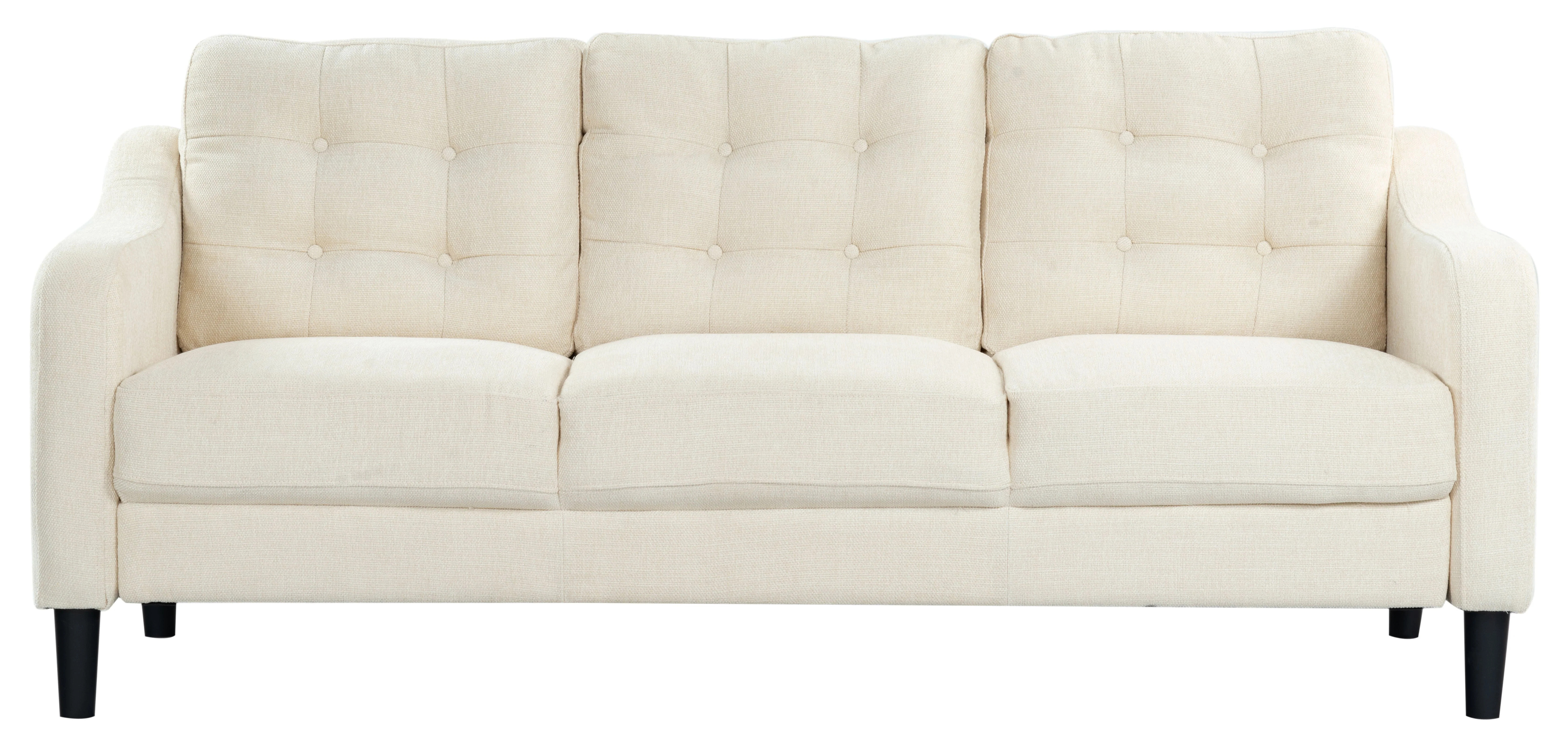 Safavieh Couture Nathaniel Tufted 3-Seater Sofa, SFA2005 | The Enchanted Home
