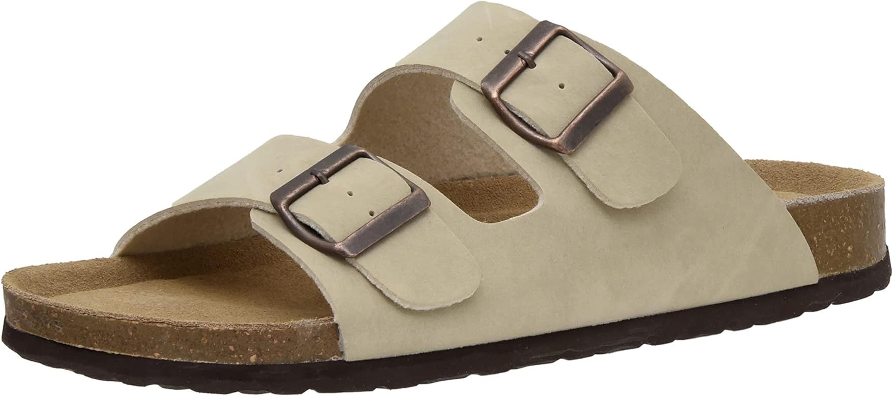 CUSHIONAIRE Men's Lane Cork footbed Sandal with +Comfort | Amazon (US)