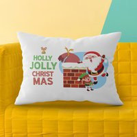 Personalized Santa Clause Pillowcase Gift For Him/Her, Custom Name Monogrammed Couch Pillow Cover, Customized Christmas Home Decor Gifts | Etsy (US)