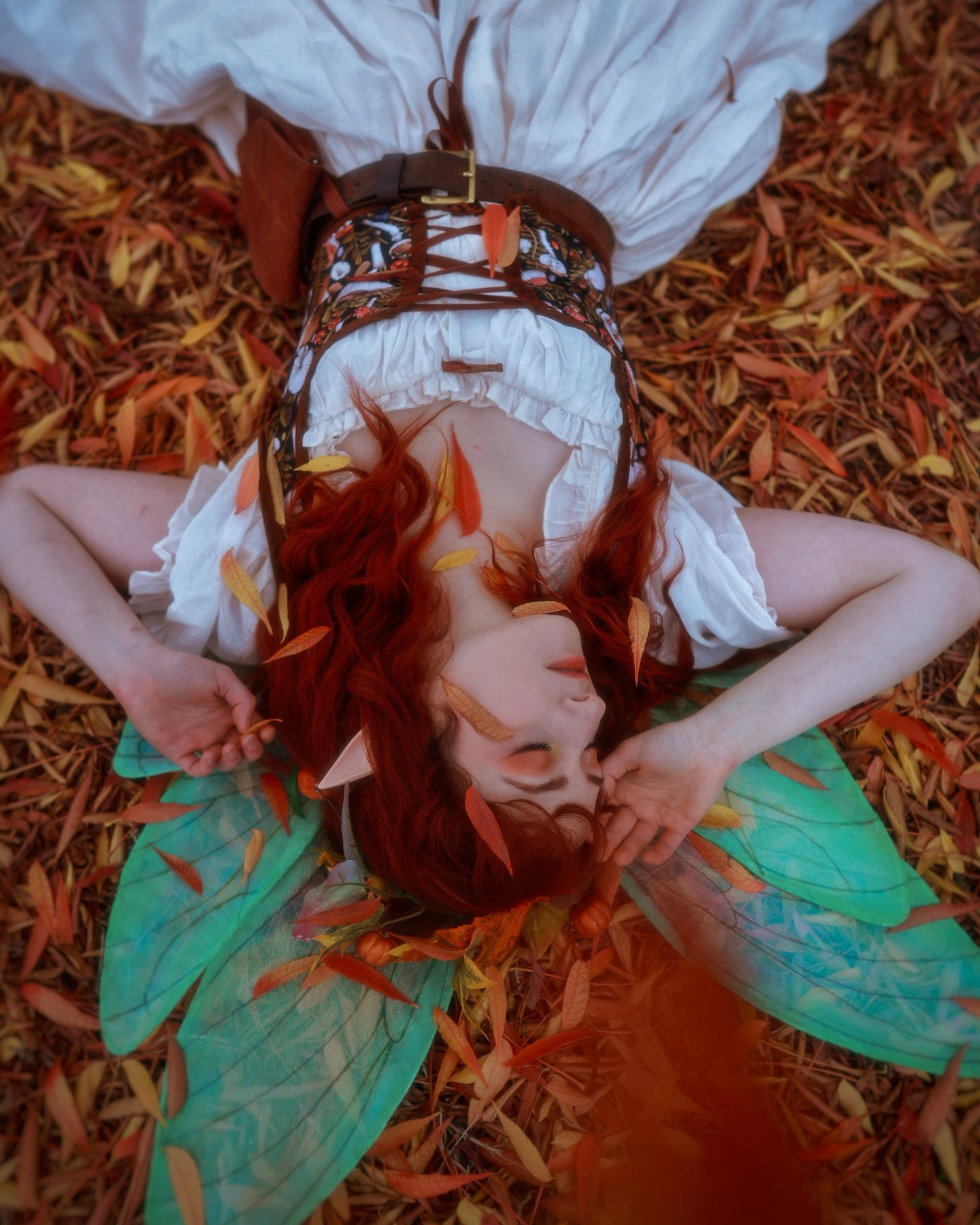 Oh to be a fairy in a pile of autumn leaves 🍂🍁
Wings: made by me
Use code DRESSMEUPSCOTTY for 10% off Selkie!

#LTKFallSale 

#LTKSeasonal #LTKHalloween