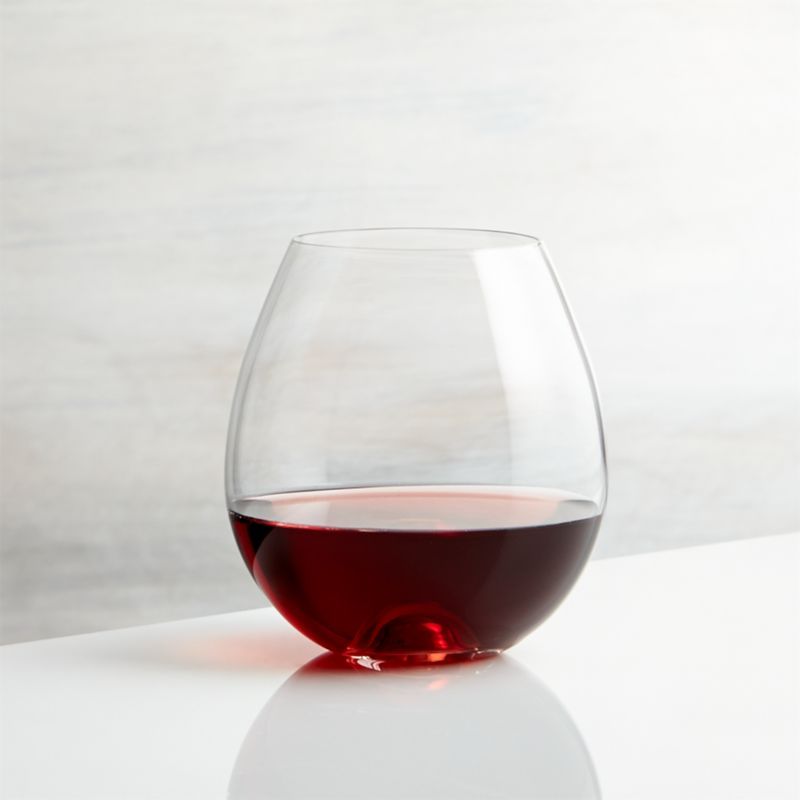 Lulie Stemless Wine Glass + Reviews | Crate and Barrel | Crate & Barrel