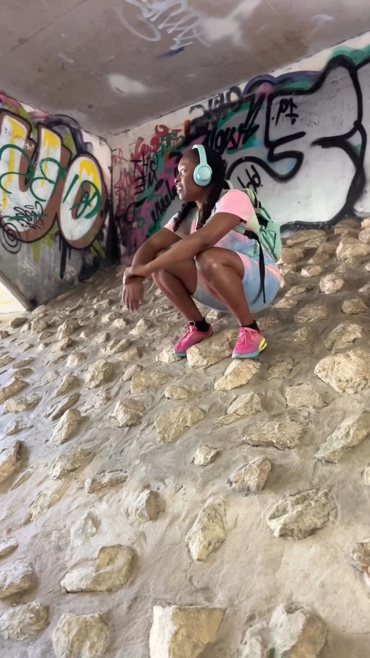 I only gang bang in these forest. Don’t let me mean mug fool you! 😜 😂

Vibrant and comfortable foot and street wear for me in these nature streets. By the way, there is no music 🎶 playing in my headphones. 🎧 I just like looking like I am jamming out all day in my head. 😝 

#LTKOver40 #LTKSeasonal #LTKActive