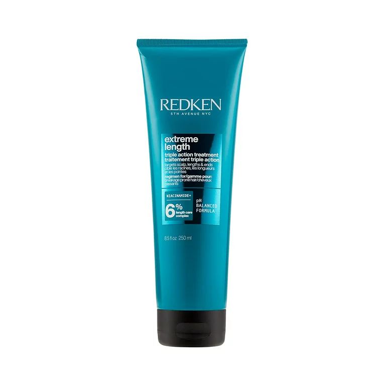 Redken Extreme Length Treatment Mask | Rinse-Out Hair Mask with Biotin & Castor Oil |For Hair Gro... | Walmart (US)