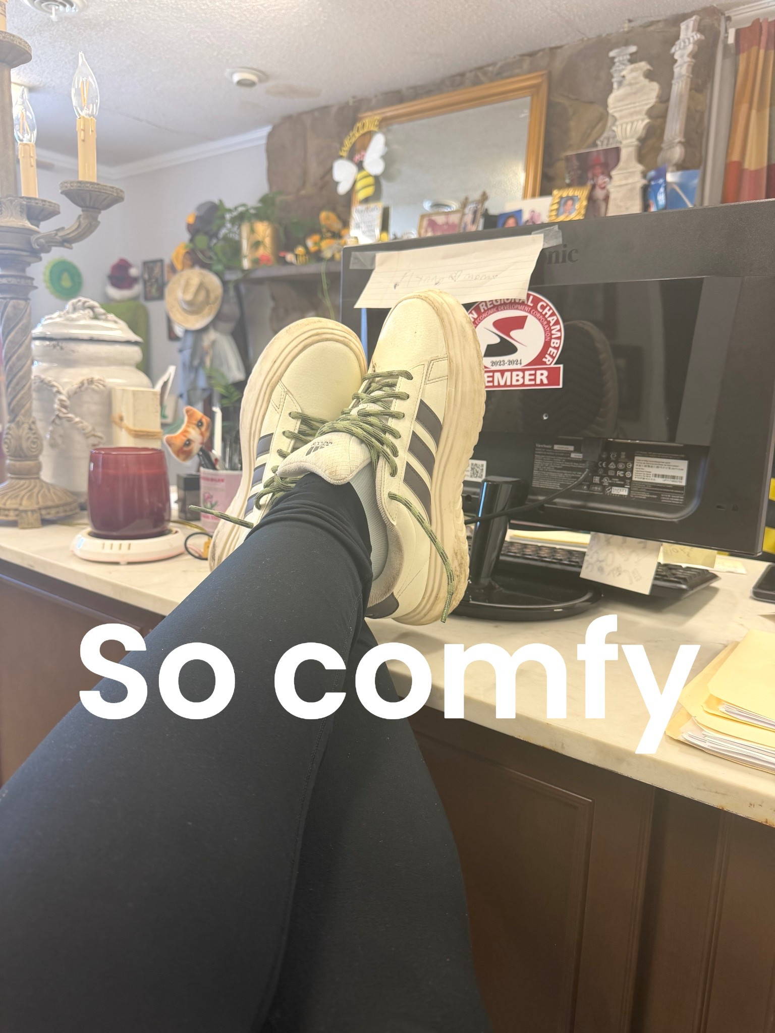 Bought these on a whim bc they were on #sale and I don’t regret it one bit! Been wearing them for about two weeks & still so comfy! Muchos less complaining from this girl! 

#LTKMidsize #LTKdayinmylife #LTKootd