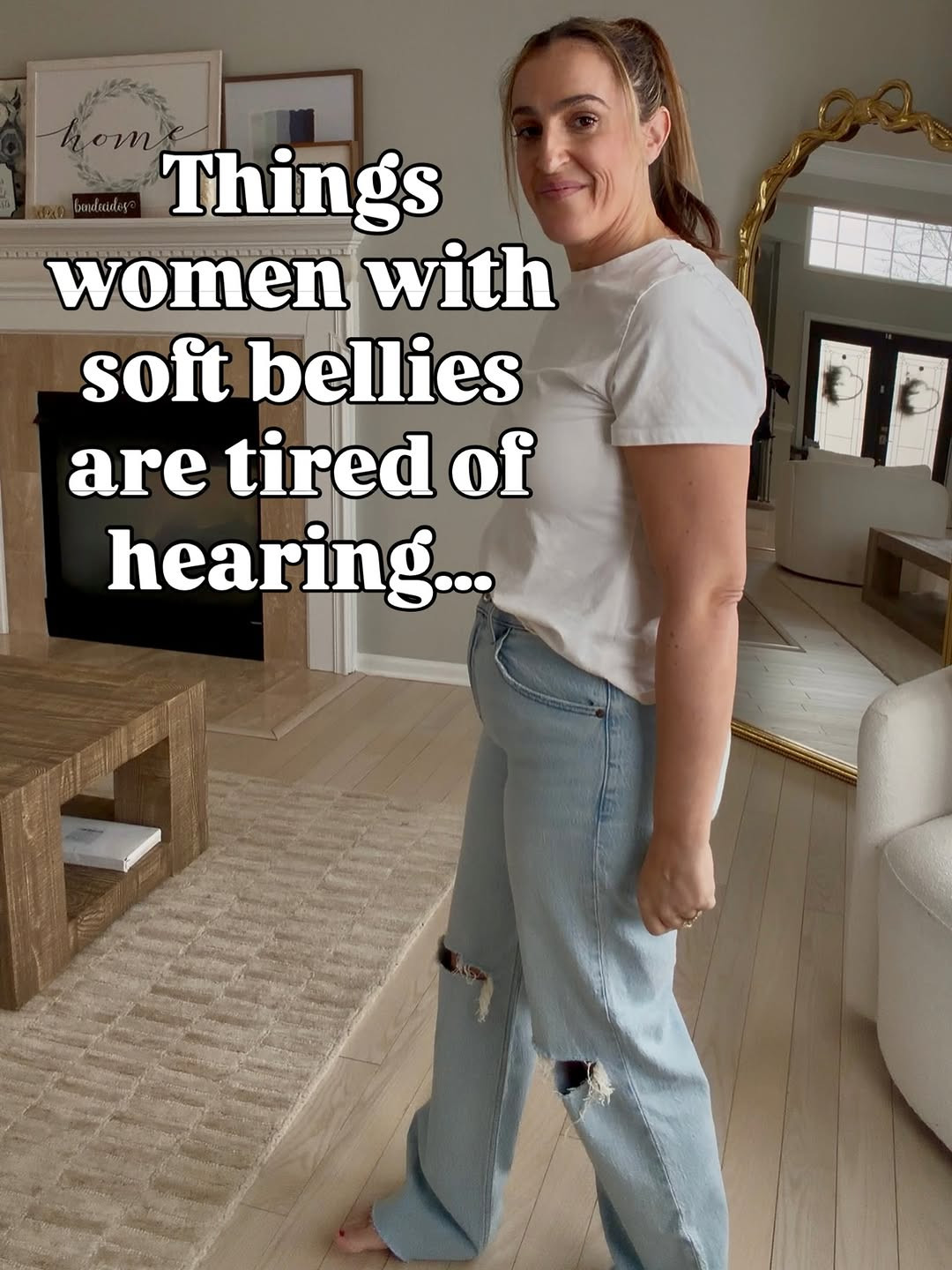 Women with soft bellies are expected to: hide, suck in, wear shapewear, dress ‘flattering,’ and apologize for existing in a body that isn’t flat. Let’s not forget the gym will fix it right??

A lot of us are tired. And Not because we hate ourselves…
but because we’re exhausted trying to make everyone else comfortable.

If you’re feeling this way. I hear you. I feel you. I definitely am you!

Soft belly crew where you at?!!

#softbelly #apronbelly #realbodies #amazonfinds #midsizefashion 

 #LTKmomlife #LTKOver40 #LTKMidsize