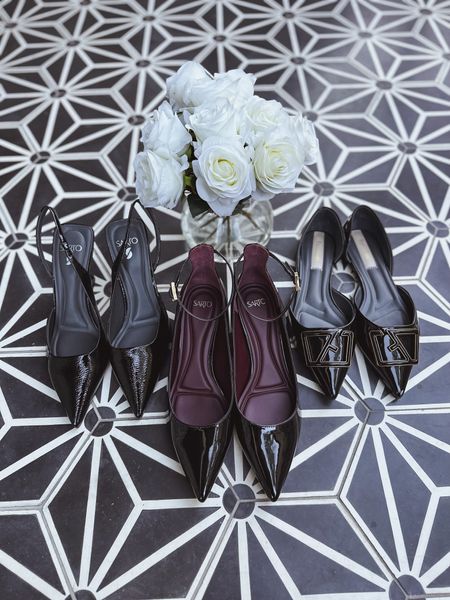 { step into the thanksgiving weekend with elegant style! 💃✨ these d'orsay slingback pumps on the far left are my current obsession – the perfect blend of chic AND comfortable. i love the pointed toe and flared heel 😍 with 6 gorgeous colors to choose from, these pumps are a wardrobe game-changer. oh, and they're 39% off for black friday! 🛍️ head to bondgirlglam.com to snag this deal before it's gone }

#LTKsalealert #LTKHoliday #LTKCyberWeek