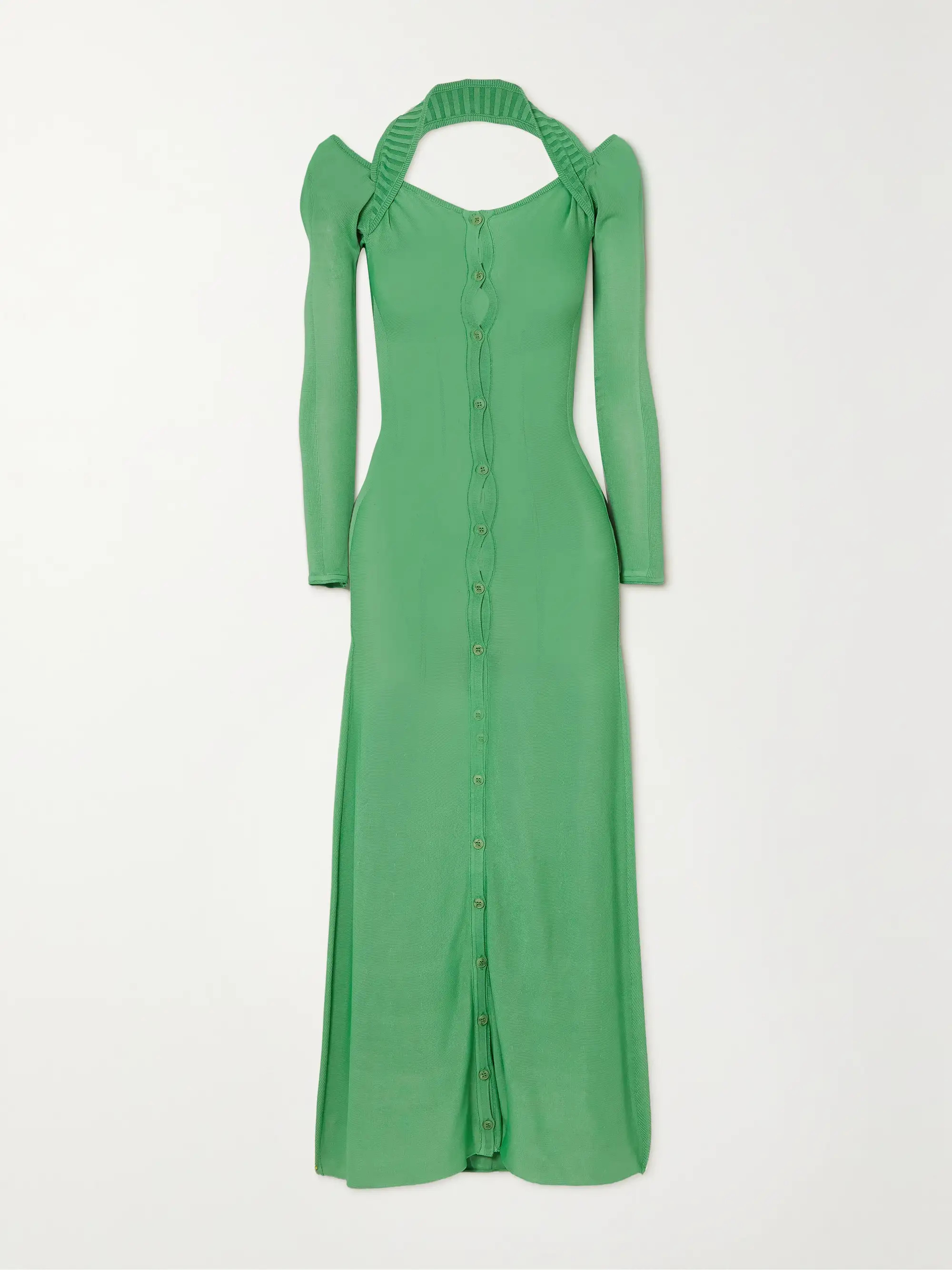 Lagoa cold-shoulder stretch-knit maxi dress | NET-A-PORTER APAC