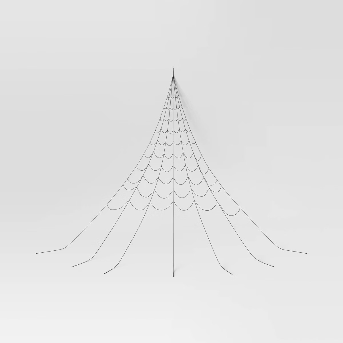 25' Mega Spiderweb Halloween Decorative Prop Black - Hyde and EEK! Boutique™ | Target