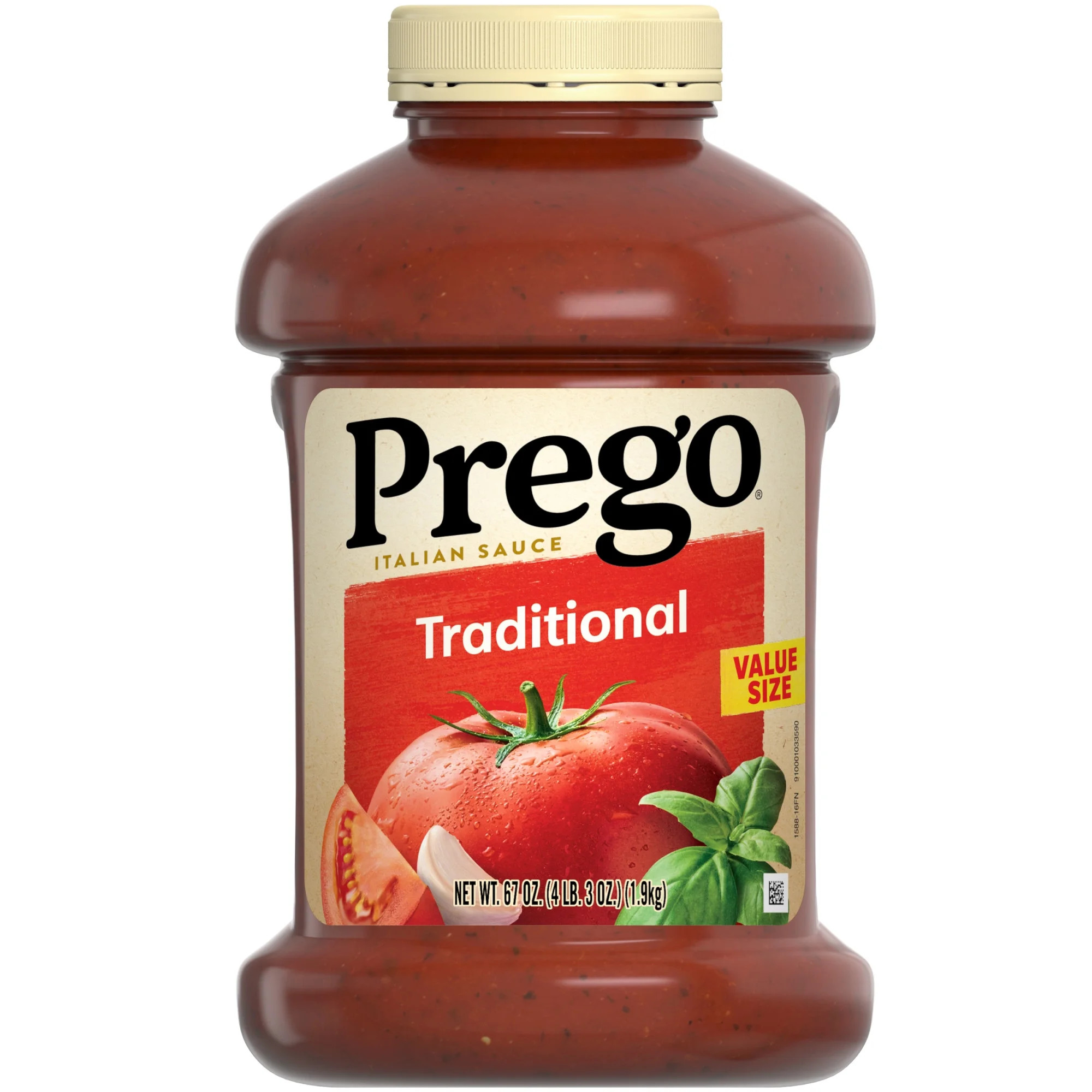 Prego Traditional Pasta Sauce, 67 oz Jar | Walmart (US)