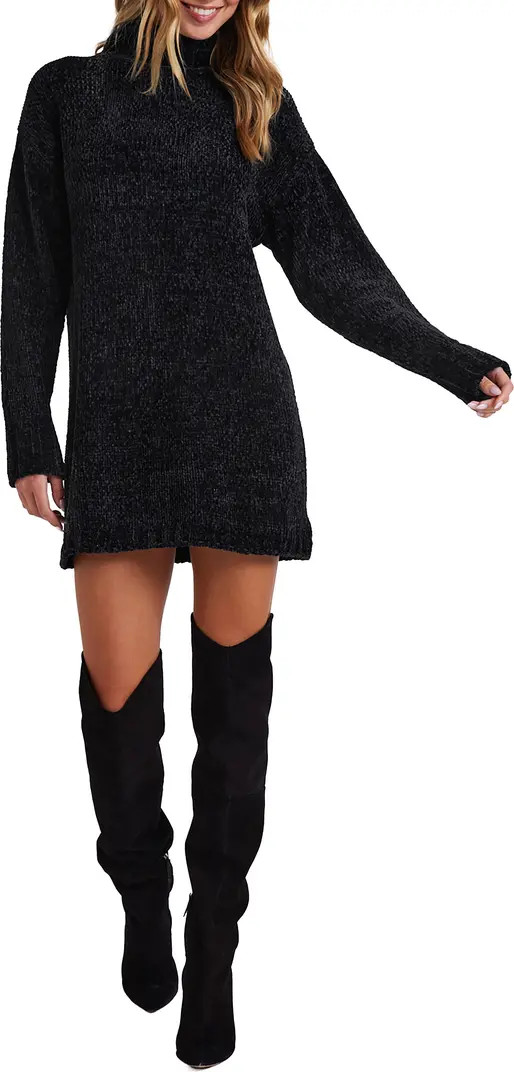 Bella Dahl Turtleneck Long Sleeve Sweater Minidress | Nordstrom | Nordstrom