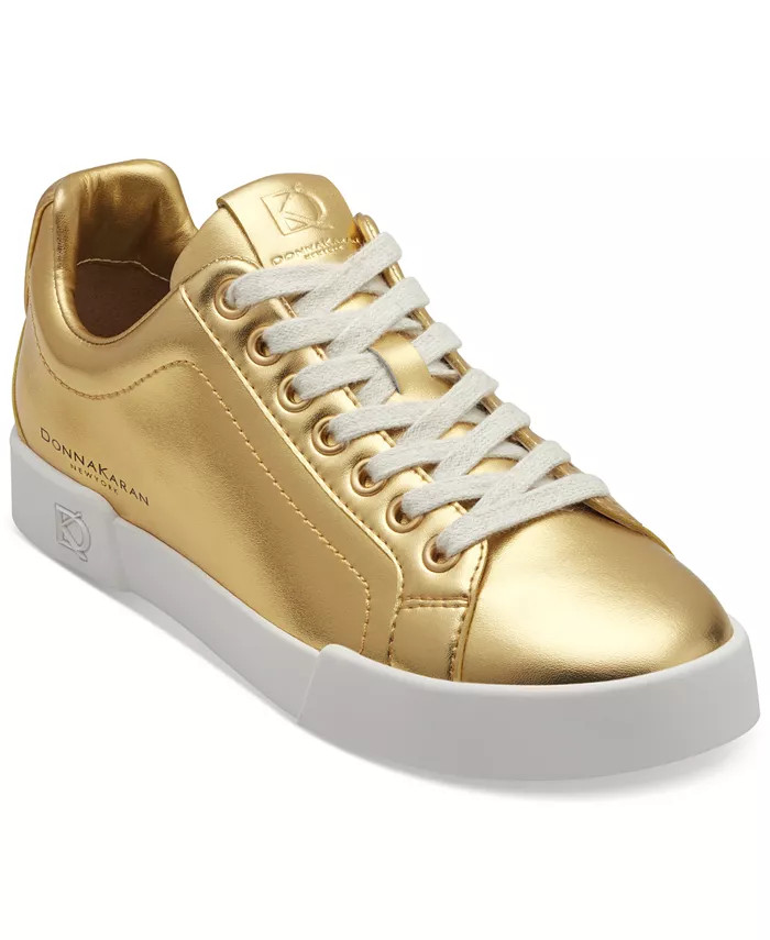 Donna Karan Women's Donna Lace Up Sneakers - Macy's | Macy's