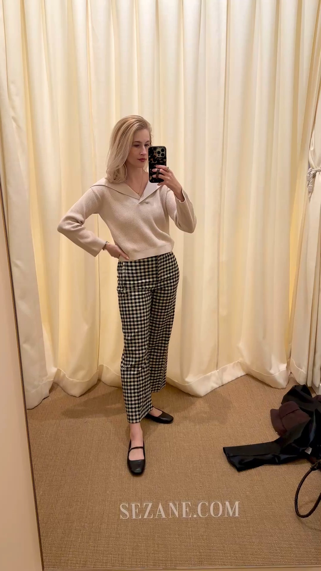 Sezane favorites from the Atlanta store-need these trousers. Size up. Wearing a 2. Lined a few other gingham pieces as wel

Sezane trousers | houndstooth | puppystooth | workwear | work outfit 

#LTKgrwm #LTKWorkwear #LTKootd
