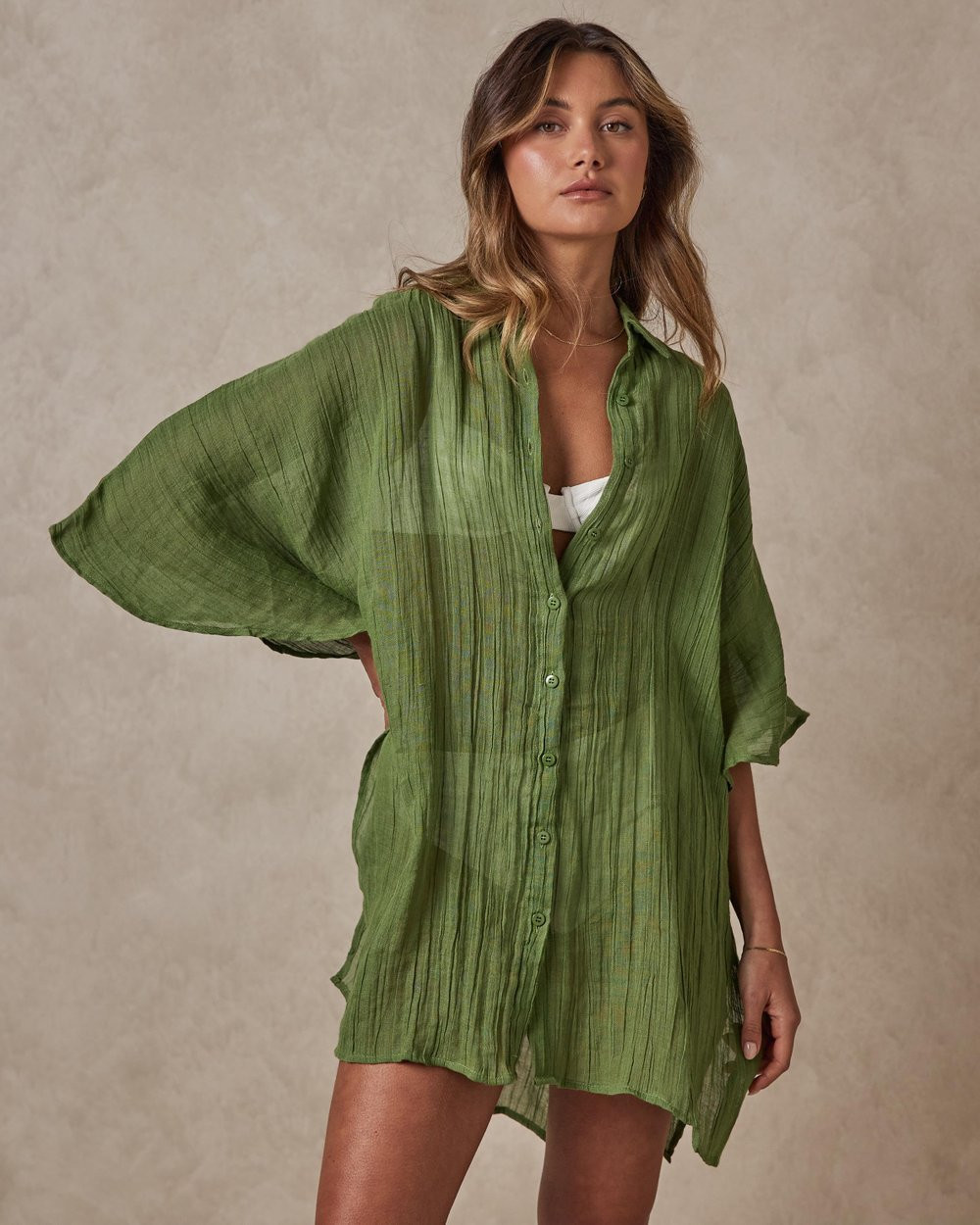 Beach Cover-Up Shirt | THE ICONIC (AU & NZ)