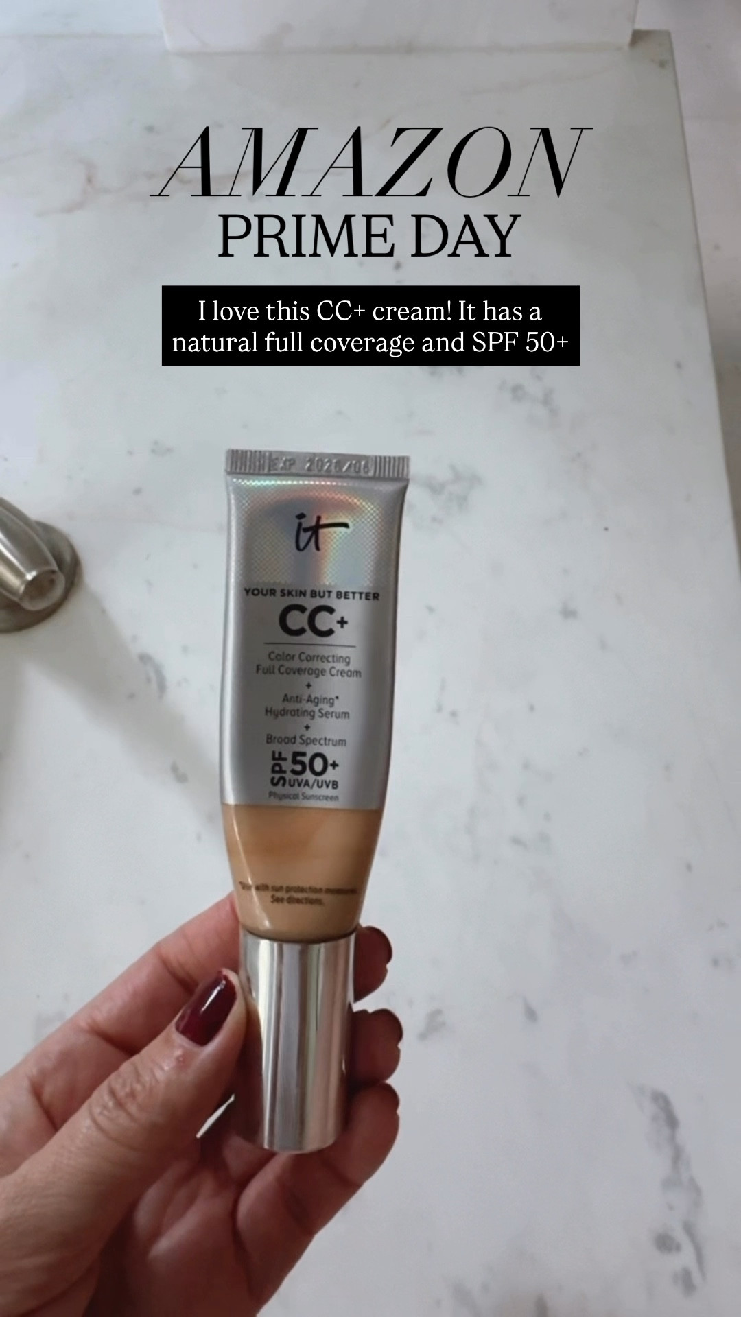 Amazon Prime Day Deals - beauty 40% OFF
I love this CC+ cream! It has a natural full coverage and SPF 50+.

@amazon #ad #founditonamazon

#LTKSaleAlert #LTKU #LTKBeauty