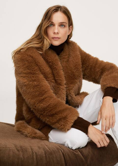 Oversize Fellmantel | MANGO (DE)