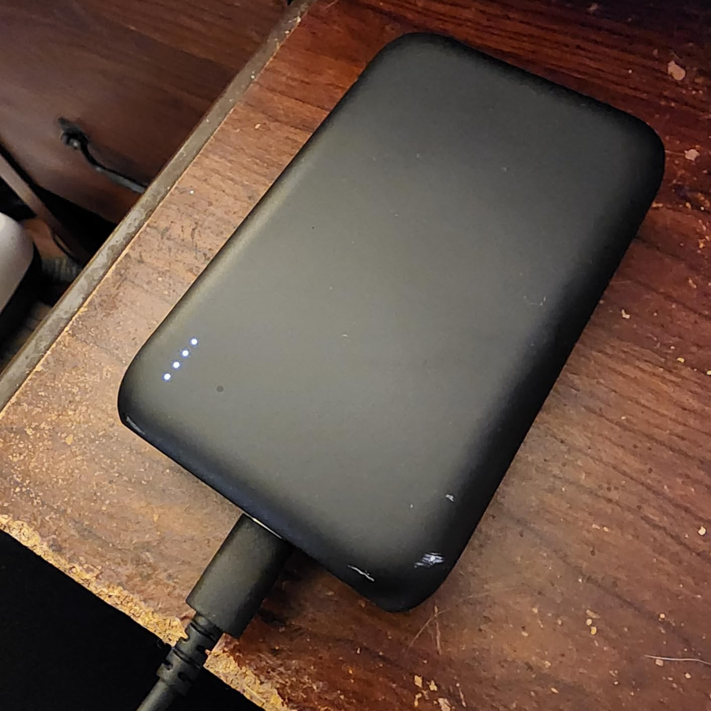 Amazon Basics Slim Portable Charger Power Bank with LED Display, 10,000 mAh, Black | Amazon (US)