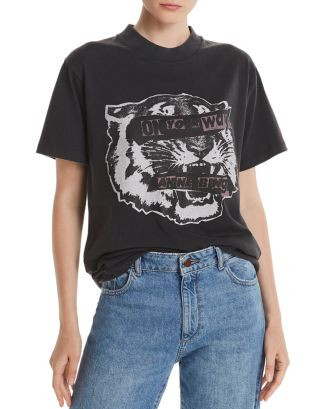 Anine Bing
            
    
                
                    Basic Tiger Eyes Crewneck Tee | Bloomingdale's (US)