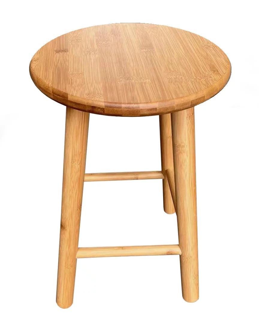 Better Homes & Gardens Round 18in. High Backless Bamboo Bathroom Vanity Stool for Indoor Use | Walmart (US)