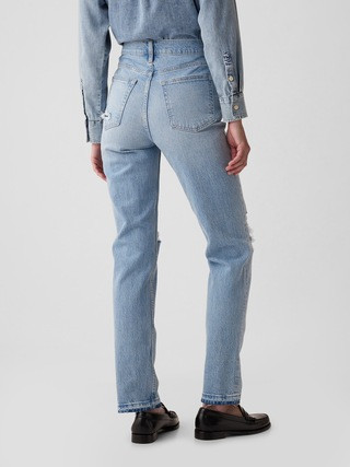 High Rise Cheeky Straight Jeans | Gap (US)
