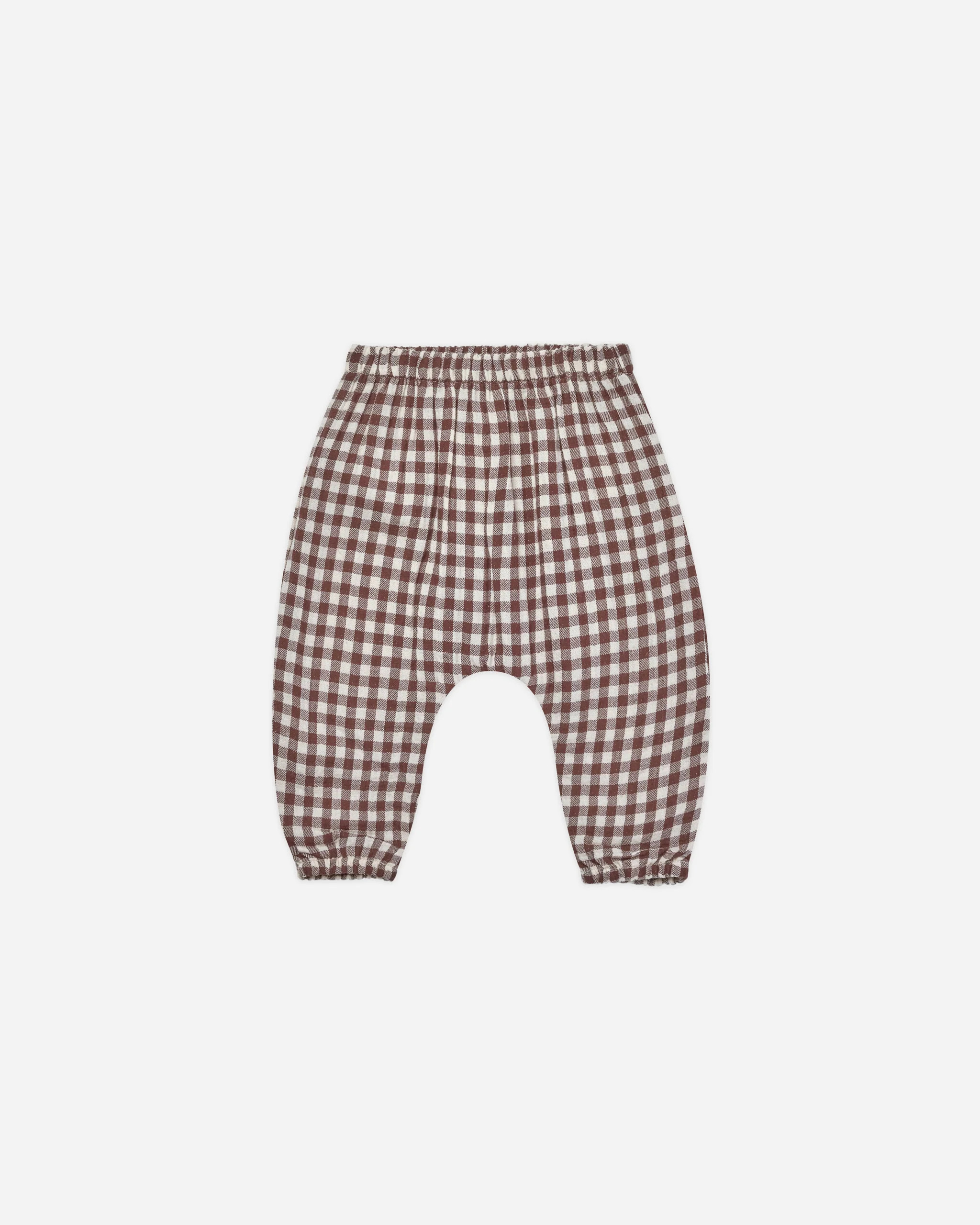 Woven Pant || Plum Gingham | Rylee + Cru