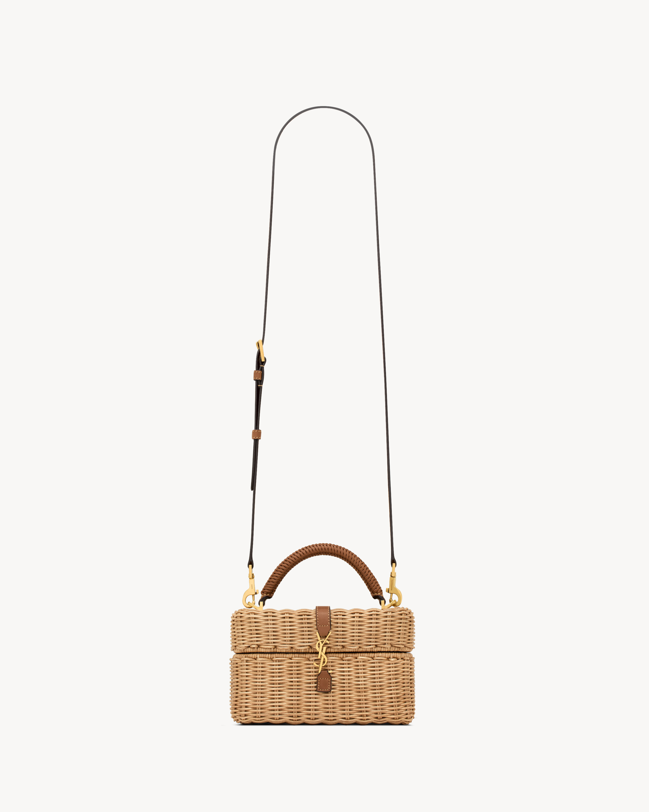 Saint Laurent Gaby Vanity Bag In Osier - Beige - Women - One Size | Saint Laurent Inc. (Global)