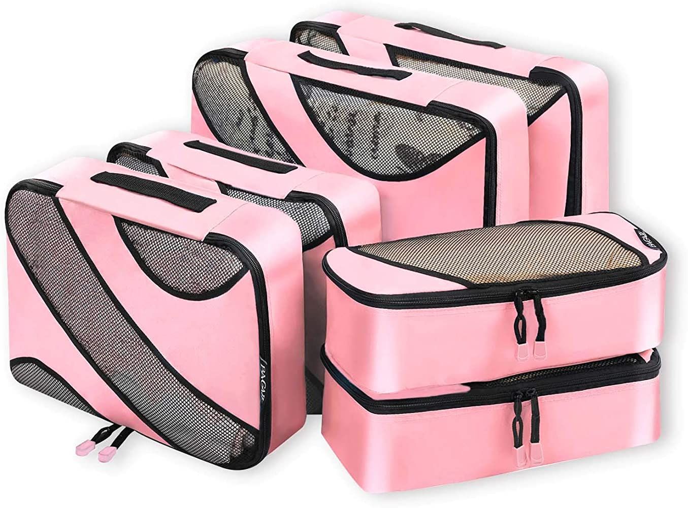 Bagail 6 Set Packing Cubes,3 Various Sizes Travel Luggage Packing Organizers | Amazon (US)