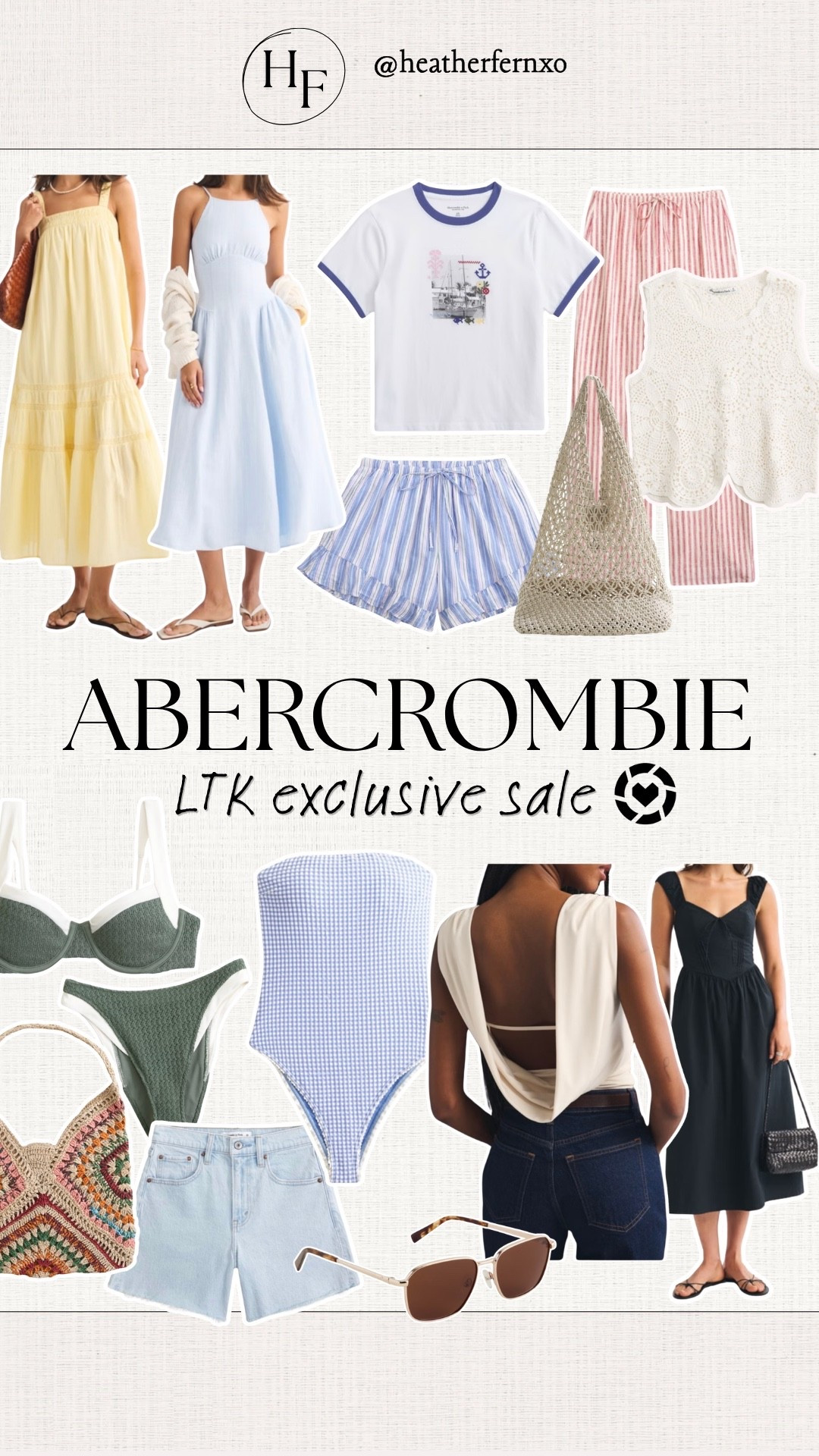 It’s time for the @ltk x @abercrombie exclusive sale! Use code AFLTK to get an additional 20% off almost everything!! 

#abercrombie #ltk #discount #sale #swim #denim #jeans #shorts #tanktop #dress #summer #ootd

#LTKxAbercrombie #LTKootd #LTKSaleAlert