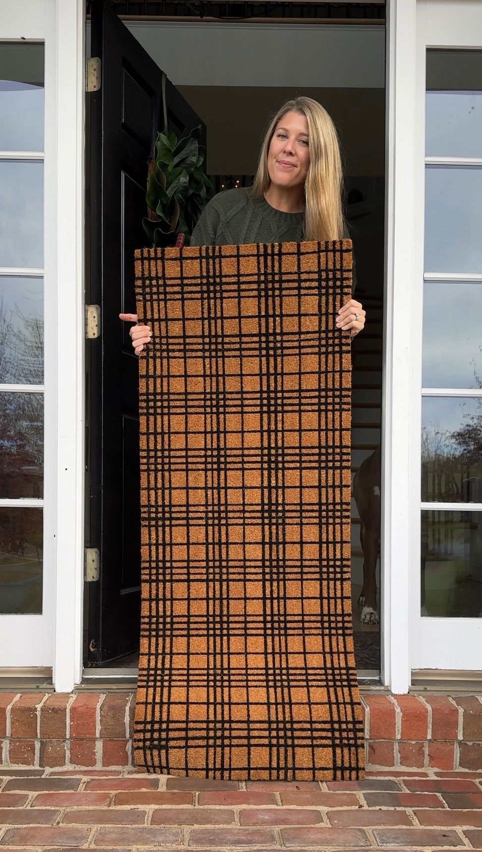 The best oversized doormat for the holidays! Perfect for all winter long and so well made. 

#LTKSeasonal #LTKHome #LTKHoliday