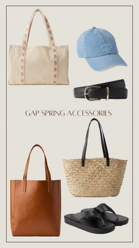 Gap spring accessories!

Straw toy bag, black belt, denim baseball cap, cognac leather tote bag, canvas tote bag. 

@gap #gapcanada #howyouweargap #ad


#LTKSeasonal #LTKfindsunder100 #LTKstyletip