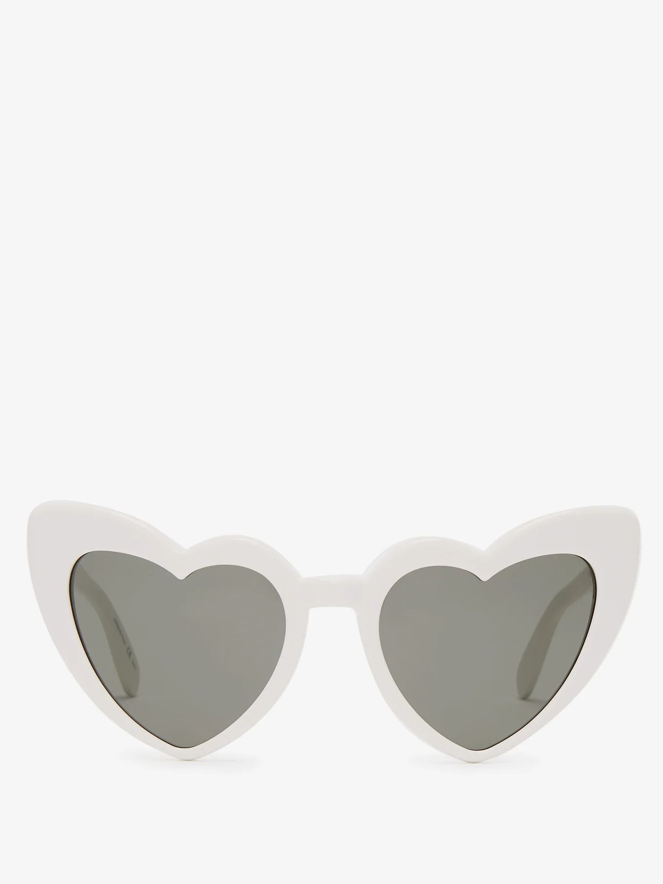 Loulou heart-shaped acetate sunglasses | Matches (UK)